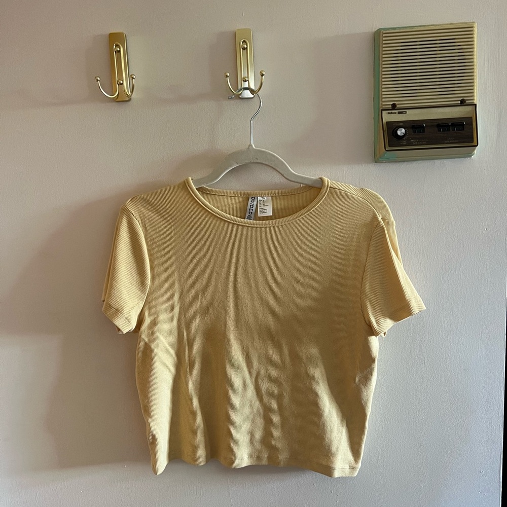 Yellow Crop Top XL H&M / Divided